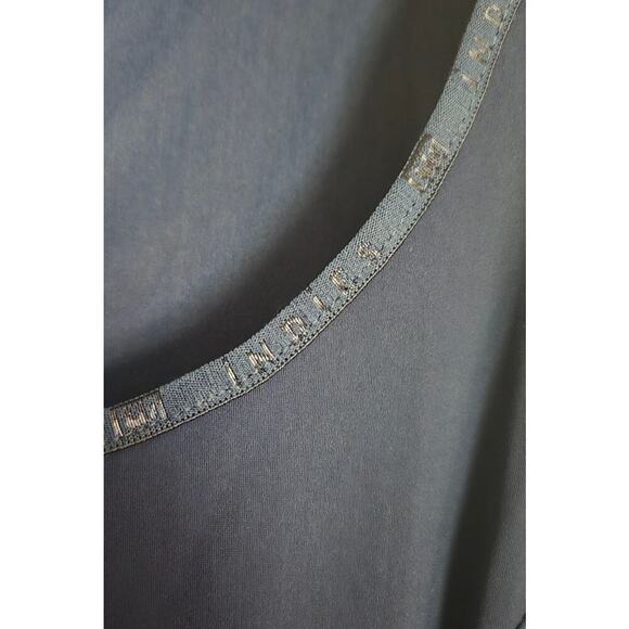 Indies Ladies Abstract Navy Blue Sleeveless Dress - Picture 8 of 8